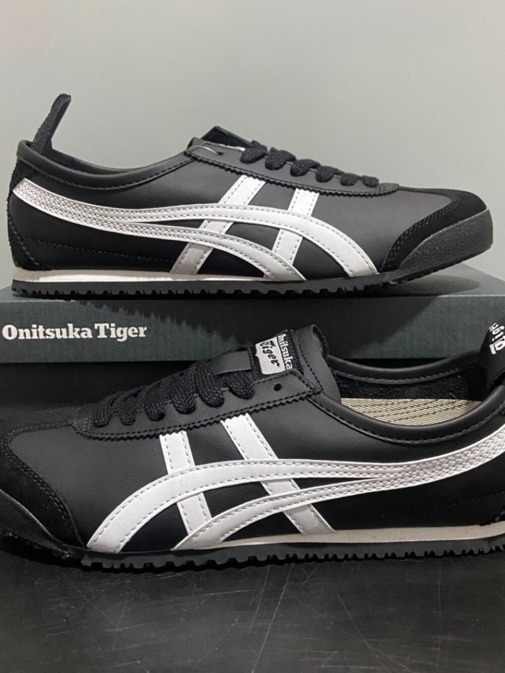 Onitsuka Tiger Mexico 66 Black White Women’s Sneakers